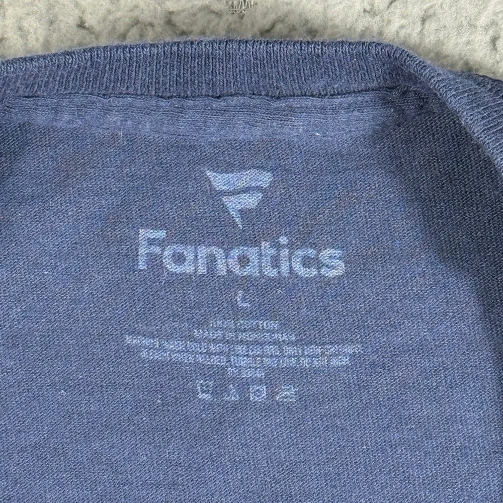 Gonzaga University Bulldogs T-Shirt Size Large Blue College Fanatics - Picture 3 of 7
